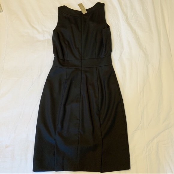 NWT - J Crew Black Sheath Dress - Size 0 - Picture 3 of 5